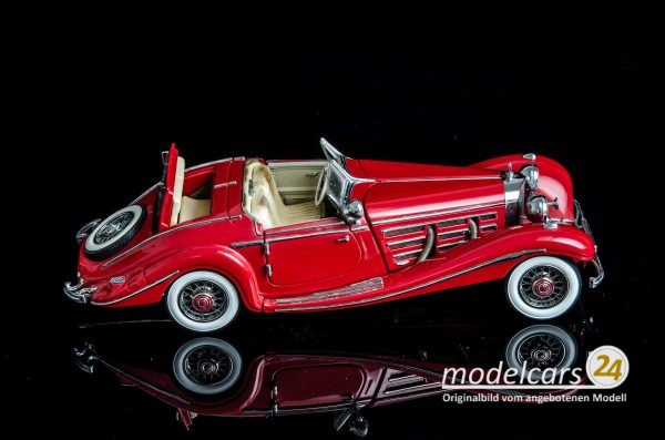 CMC M-002R Mercedes 500 K Spezialroadster-rot-5