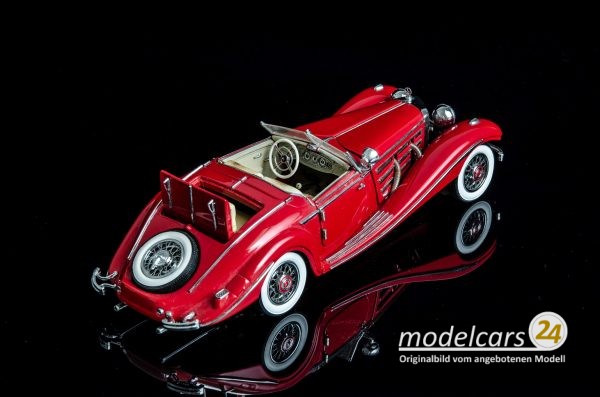 CMC M-002R Mercedes 500 K Spezialroadster-rot-5