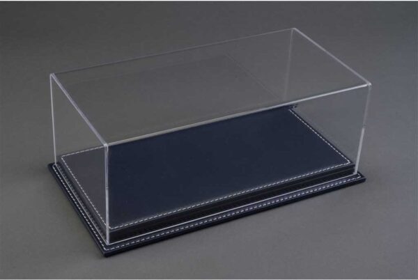 Atlantic Mulhouse 1/12 Scale Display Case with Dark Blue leather base Dark Blue