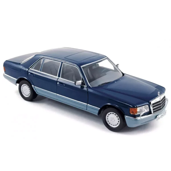 Norev Mercedes 560 SEL dunkelblau – Bild 2