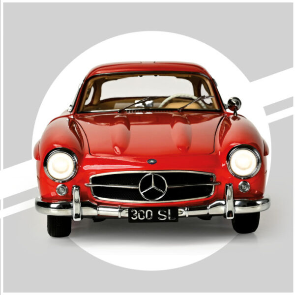 full kit mercedes benz 300 sl red