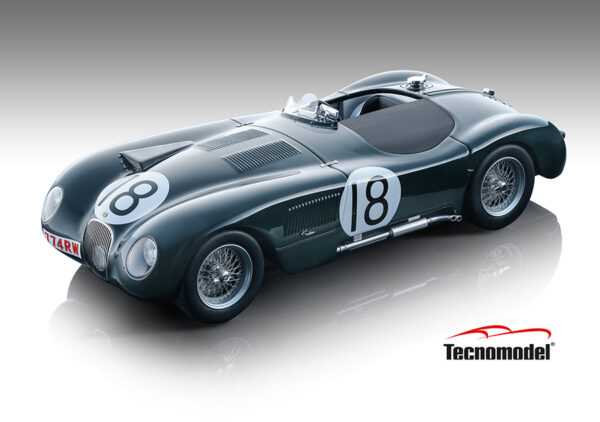 Tecnomodel JAGUAR C-TYPE TEAM JAGUAR RACING #18 WINNER 24h LE MANS 1953 Driven by: T.ROLT - D.HAMILTON