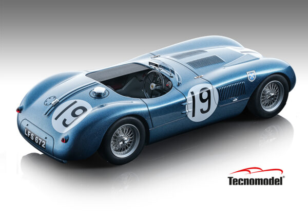 Tecnomodel JAGUAR C-TYPE SPIDER ECURIE ECOSSE #19 WINNER GOODWOOD 1953 Driven by: I.STEWART - N.SANDERSSON