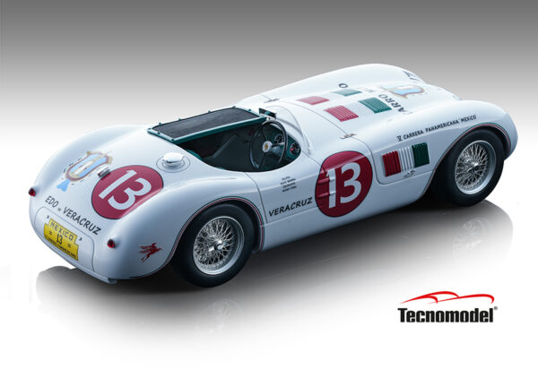 Tecnomodel JAGUAR C-TYPE RALLY CARRERA PANAMERICANA 1953-1954 #13 Driven by: F.IBARRA - F.PINAL