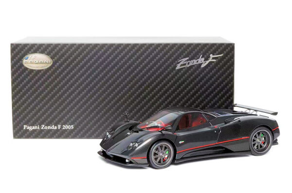 Almost Real Pagani Zonda gloss carbon red stripe