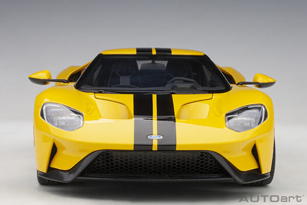 AUTOart Ford GT 2017 (triple yellow: black stripes) (composite