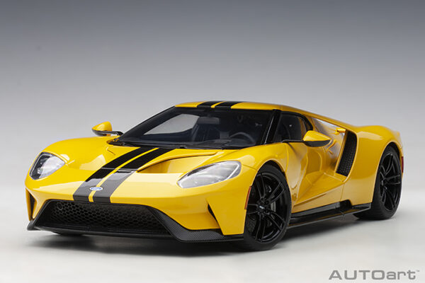 AUTOart Ford GT 2017 (triple yellow: black stripes) (composite