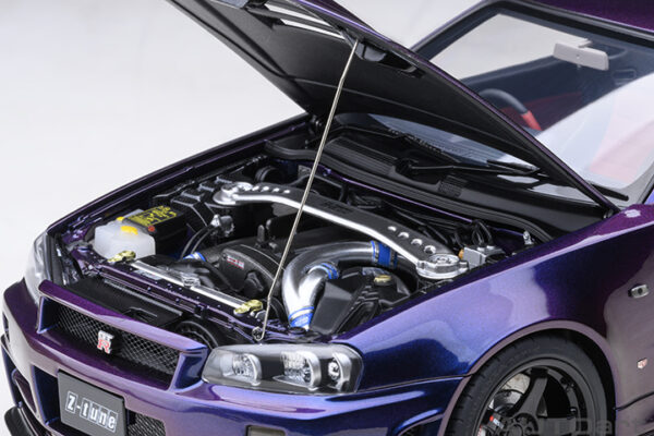 AUTOart Nissan Skyline GT-R(R34) NISMO Z-Tune (midnight purple) 2005