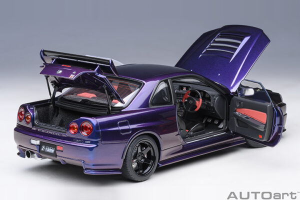 AUTOart Nissan Skyline GT-R(R34) NISMO Z-Tune (midnight purple) 2005