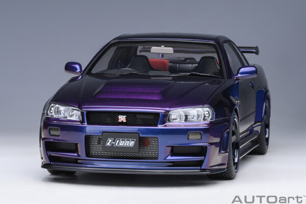 AUTOart Nissan Skyline GT-R(R34) NISMO Z-Tune (midnight purple) 2005