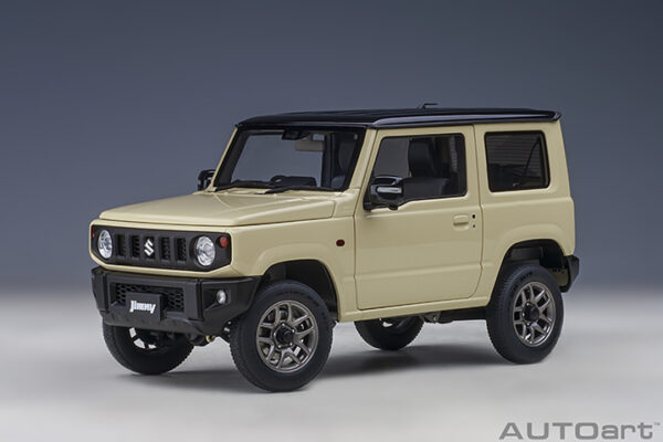 AUTOart Suzuki Jimny (JB64)(660cc:RHD) (chiffon ivory metallic:black