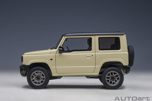 AUTOart Suzuki Jimny (JB64)(660cc:RHD) (chiffon ivory metallic:black