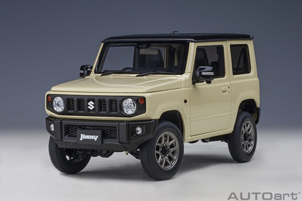 AUTOart Suzuki Jimny (JB64)(660cc:RHD) (chiffon ivory metallic:black