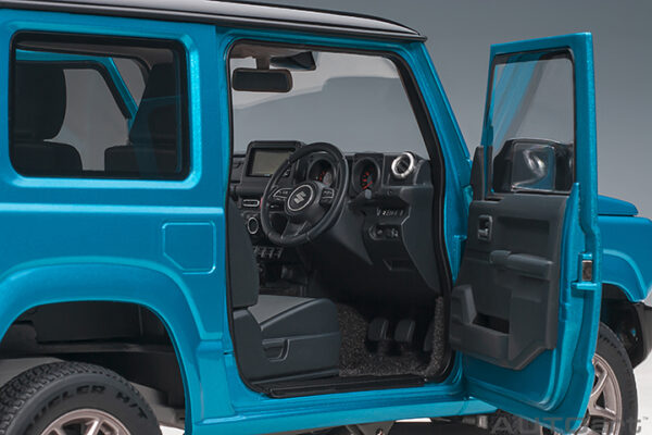 AUTOart Suzuki Jimny (JB64)(660cc:RHD) (brisk blue metallic: