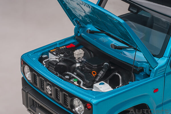 AUTOart Suzuki Jimny (JB64)(660cc:RHD) (brisk blue metallic: