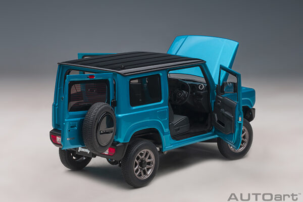 AUTOart Suzuki Jimny (JB64)(660cc:RHD) (brisk blue metallic: