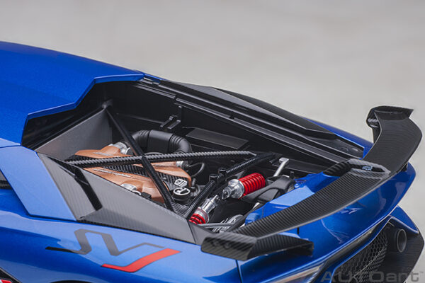 AUTOart Lamborghini Aventador SVJ 2019 (blu Nethuns : metallic blue)