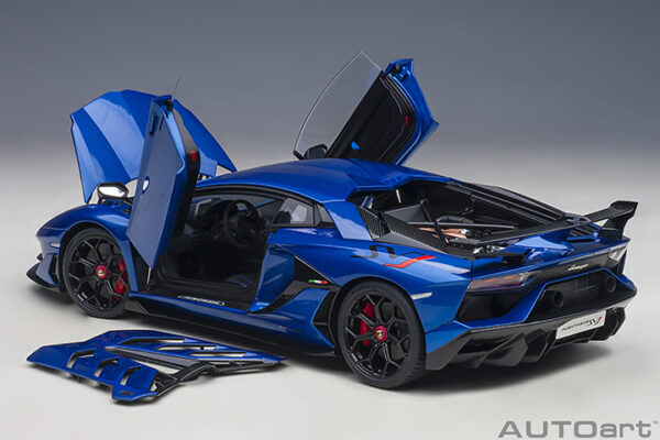 AUTOart Lamborghini Aventador SVJ 2019 (blu Nethuns : metallic blue)