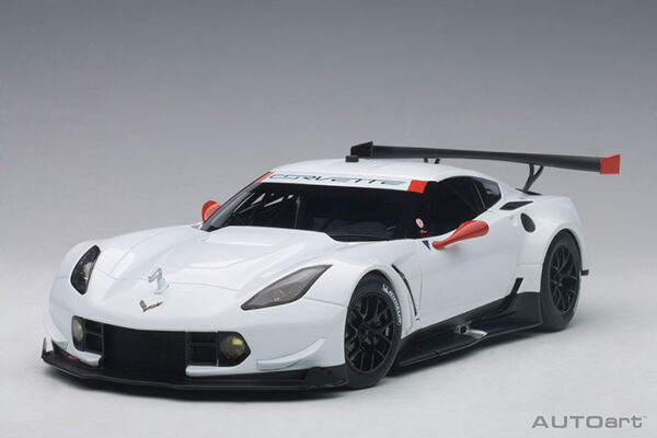 AUTOart Chevrolet C7.R Plain Body Version (white:red accents)