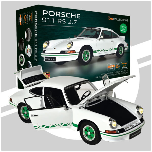 IXO Porsche 911 Carrera 2,7 RS weiß Bausatz 1:8