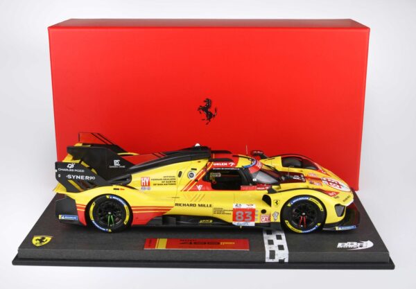 BBR Ferrari 499P car n. 83 - Le Mans 2024 drivers Kubica Yifei Svarcman