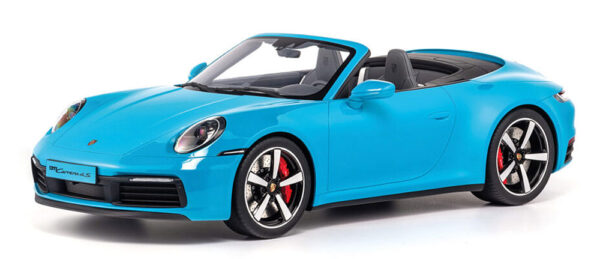 Porsche 911 (992) Carrera 4S Cabriolet - 2020 - miamiblau1:8