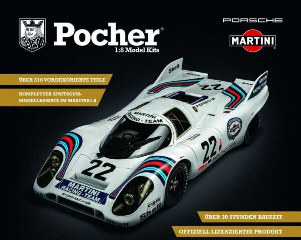 Pocher Porsche 917K - HK 122 Martini Edition - Bausatz 1:8 – Bild 3