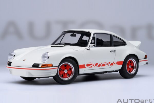 AUTOart Porsche 911 Carrera 2.7 RS (Grand Prix White with Red stripes) – Bild 6