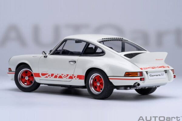 AUTOart Porsche 911 Carrera 2.7 RS (Grand Prix White with Red stripes) – Bild 5