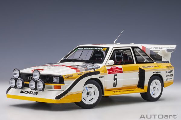 AUTOart AUDI SPORT QUATTRO S1 #5 RALLY San Remo 1985 WINNER – Bild 20