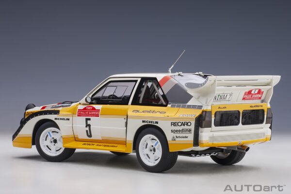 AUTOart AUDI SPORT QUATTRO S1 #5 RALLY San Remo 1985 WINNER – Bild 18