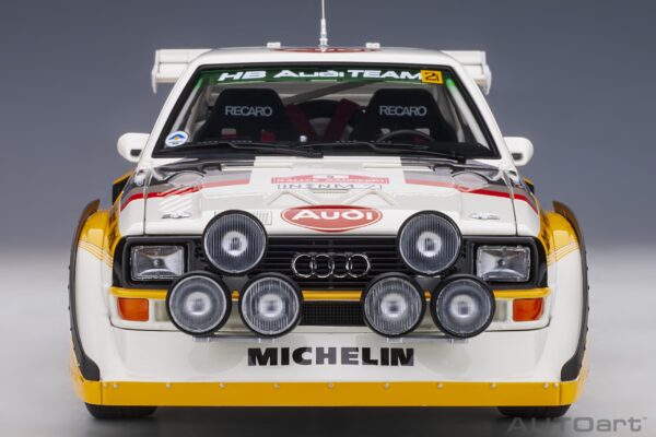 AUTOart AUDI SPORT QUATTRO S1 #5 RALLY San Remo 1985 WINNER – Bild 15