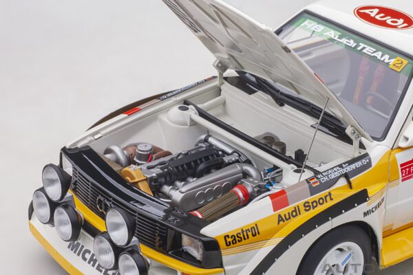 AUTOart AUDI SPORT QUATTRO S1 #5 RALLY San Remo 1985 WINNER – Bild 9