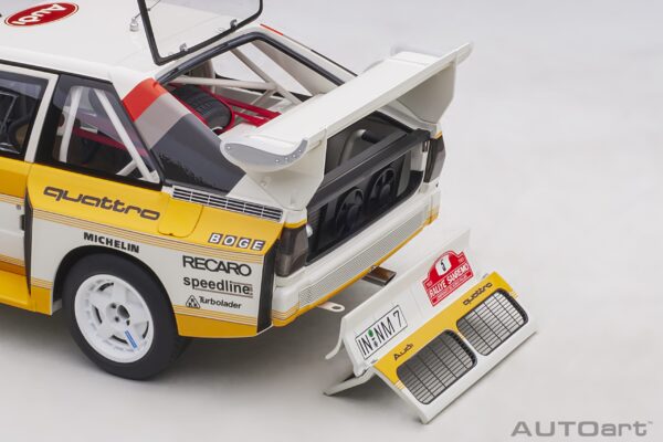 AUTOart AUDI SPORT QUATTRO S1 #5 RALLY San Remo 1985 WINNER – Bild 8