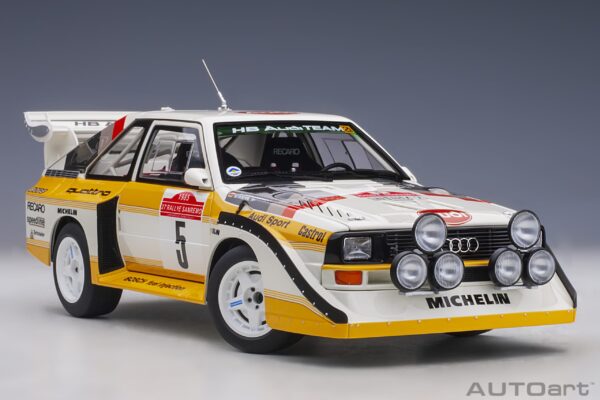 AUTOart AUDI SPORT QUATTRO S1 #5 RALLY San Remo 1985 WINNER – Bild 4