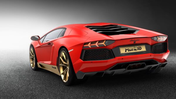 modelcars24 Pocher Lamborghini Aventador Sondermodell Miura Homage Fertigmodell 1:8 – Bild 3