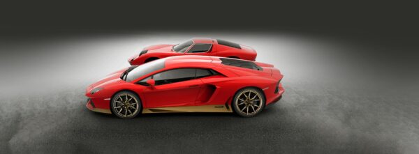 modelcars24 Pocher Lamborghini Aventador Sondermodell Miura Homage Fertigmodell 1:8 – Bild 7